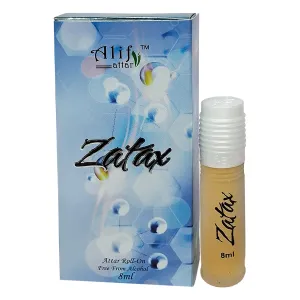 Alif Zatax Roll-On Attar 8ml (M25) – Long-Lasting